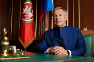 Рөстәм Миңнехановның Туган тел көнен һәм Габдулла Тукайның тууына 139 ел тулуны бәйрәм итү уңаеннан мөрәҗәгате
